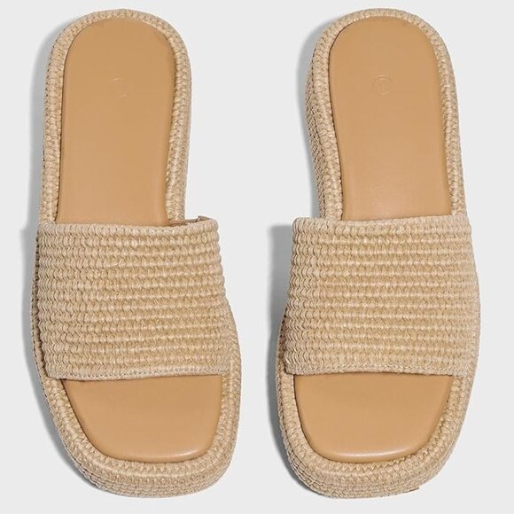 Size 8 Platform Sandals (Wedge Espadrilles) - Picture 1 of 5